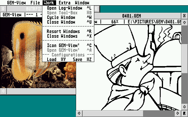 GEM-View atari screenshot